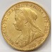 AUSTRALIA 1899 . ONE 1 SOVEREIGN . SYDNEY . GOLD